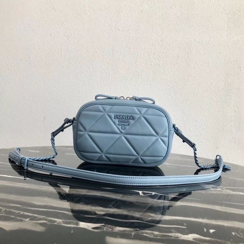 Prada Spectrum válltáska 1BH141 világoskék