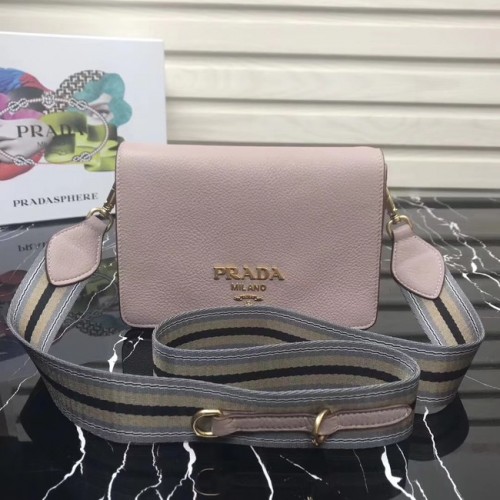Prada marhabőr válltáska 1BD102 Világosrózsaszín