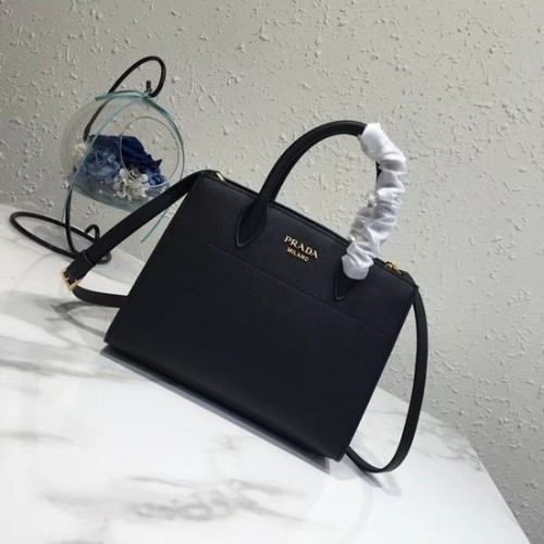 Prada saffiano luxury eredeti bőr táska bn4458 fekete