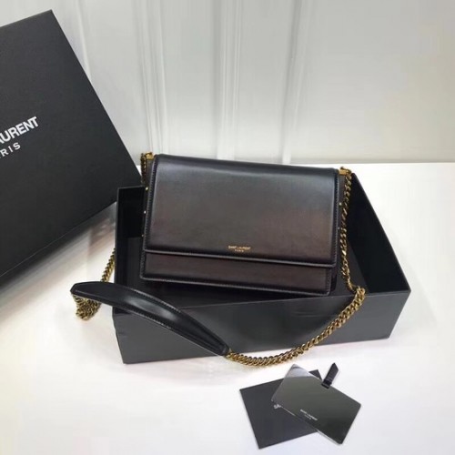 SAINT LAURENT Bellechasse bőr válltáska 513667 fekete