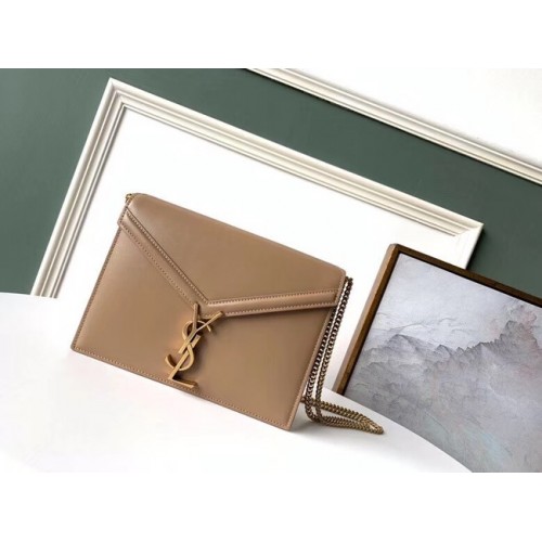 SAINT LAURENT Cassandra bőr válltáska 532750 Teveszín