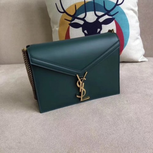 SAINT LAURENT Cassandra válltáska 96156 zöld