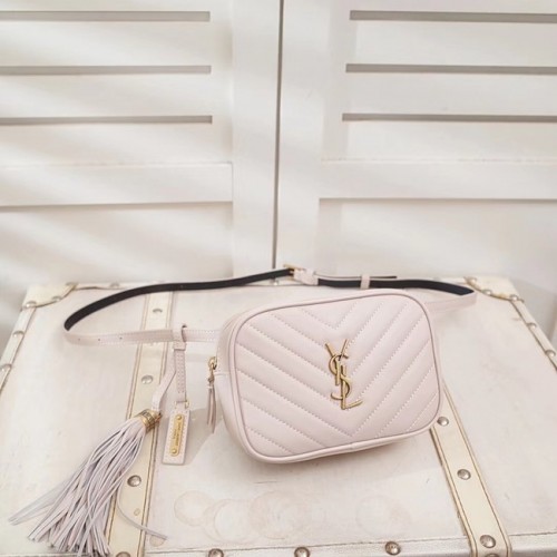 SAINT LAURENT marhabőr zsebes 534817 fehér