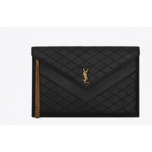 SAINT LAURENT GABY KETTŐS FÜLŰ LÁNCOS BÁRÁNYBŐR TÁSKA 6855961 fekete