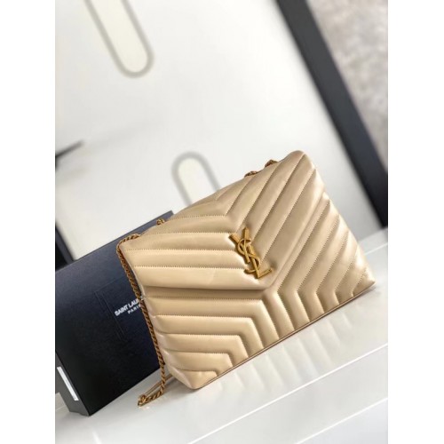 SAINT LAURENT LOULOU KÖZEPES MATELASSE BŐR 459749 NATURAL ELEFÁNTCSONT