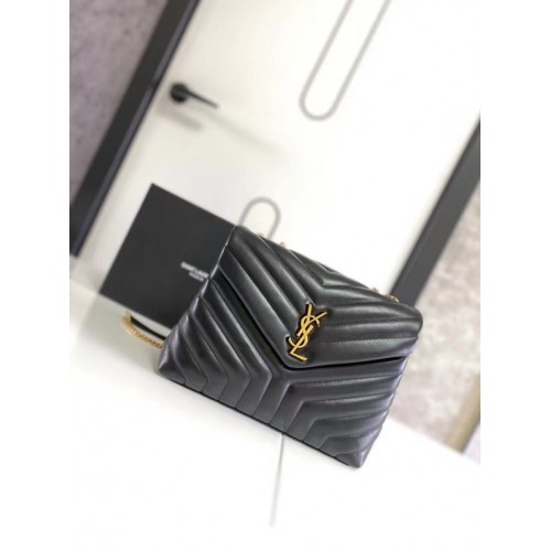 SAINT LAURENT LOULOU KÖZEPES MATELASSE BŐR 459749 fekete