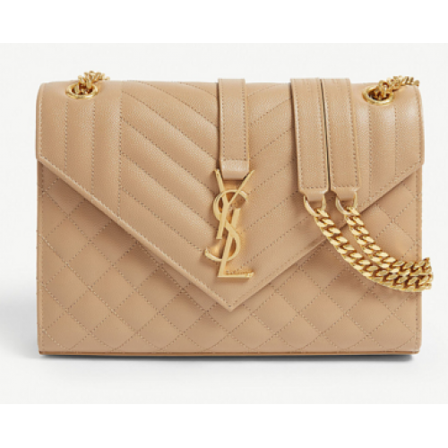 SAINT LAURENT Közepes méretű táska 487206 barackszínű