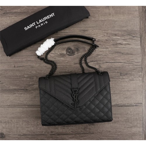SAINT LAURENT Közepes méretű táska 487206 fekete