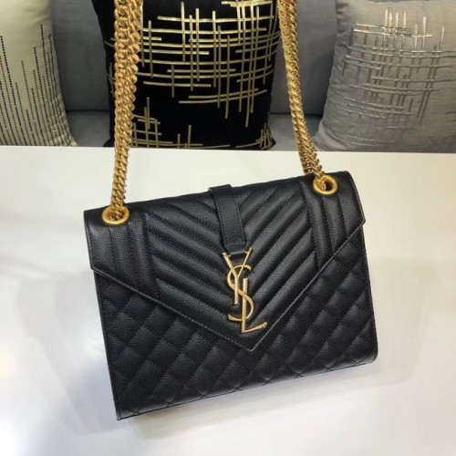 SAINT LAURENT Közepes méretű táska 487206 fekete