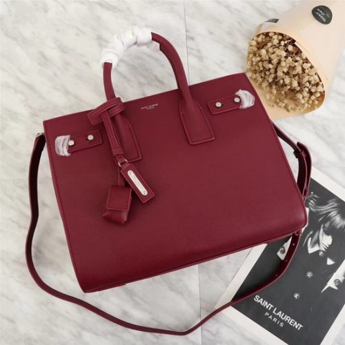 SAINT LAURENT Sac de Jour táska finomszemcsés bőr 5711 piros