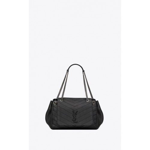 SAINT LAURENT bőr válltáska Y554256 fekete