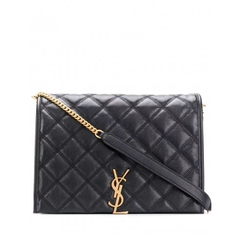 SAINT LAURENT bőr válltáska Y579607 fekete