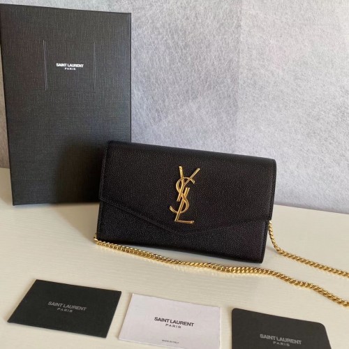 SAINT LAURENT bőr válltáska Y659193 fekete