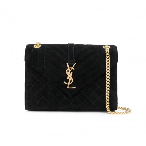 SAINT LAURENTNIKI KÖZEPES SZÖVETSÉGŰ SZÖVET ÉS SIMA BŐR 498894 fekete