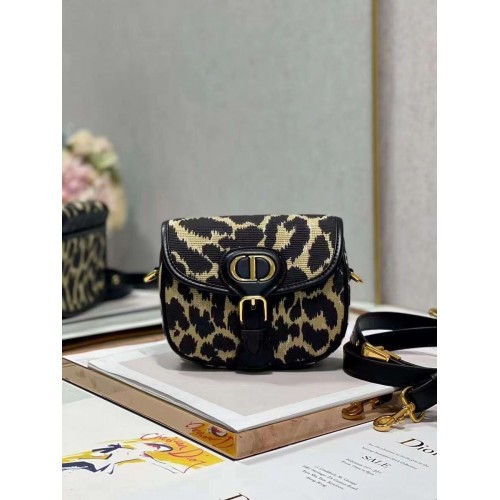 KIS DIOR BOBBY TÁSKA Bézs Többszínű Mizza Hímzés C9269E