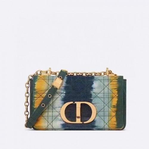 KIS DIOR CARO TÁSKA Hímzett Farmer M9241 kék