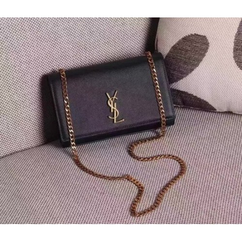 Saint Laurent mini Monogramme keresztpántos válltáska 326076 fekete