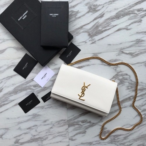 Saint Laurent mini Monogramme keresztpántos válltáska 326076 fehér