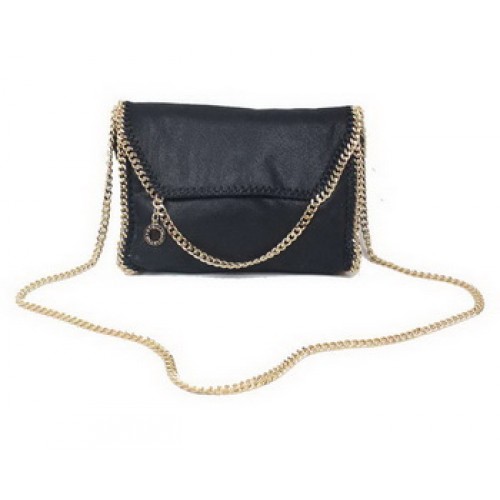 Stella McCartney Falabella fekete PVC keresztpántos táska 875 arany