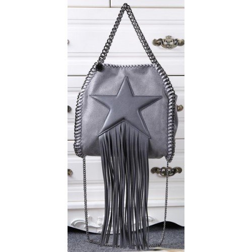 Stella McCartney Falabella rojtos csillag mini táska SM8865 sötétszürke