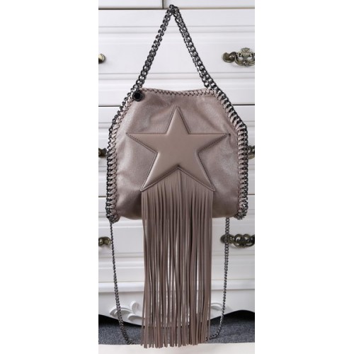 Stella McCartney Falabella rojtos csillag mini táska SM8865 Khaki