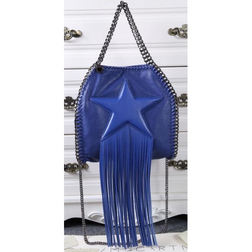 Stella McCartney Falabella rojtos csillag mini táska SM8865 királykék