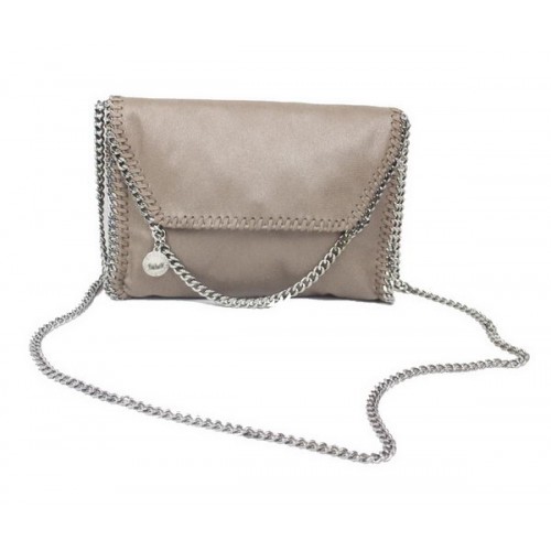 Stella McCartney Falabella Khaki PVC Crossbody táska 875 Ezüst