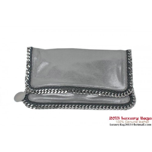 Stella McCartney Falabella PVC hajtogatható clutch 812S ezüst