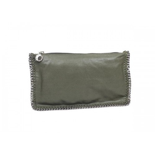 Stella McCartney Falabella PVC hajtogatható clutch 865 sötétzöld