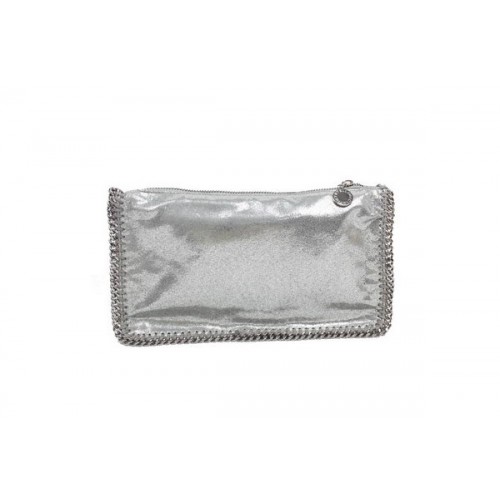 Stella McCartney Falabella PVC hajtogatható clutch táska 865 ezüst