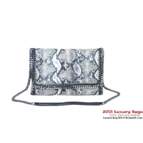 Stella McCartney Falabella kígyós PVC keresztpántos táska 822 szürke