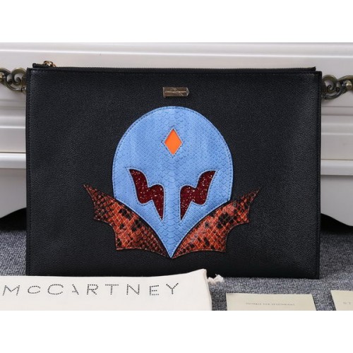 Stella McCartney SUPERHERO közepes méretű cipzáras táska SM891 kék