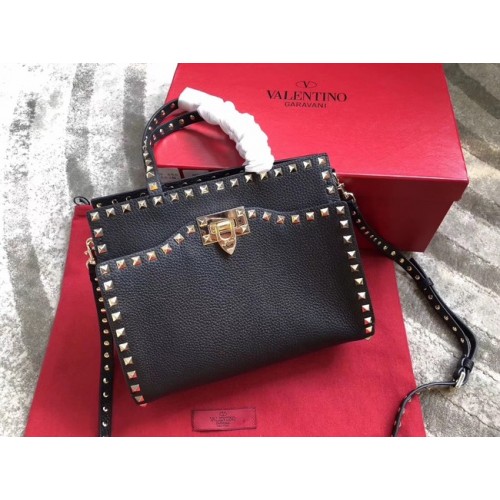 VALENTINO Candy Rockstud steppelt bőr válltáska 0650 fekete