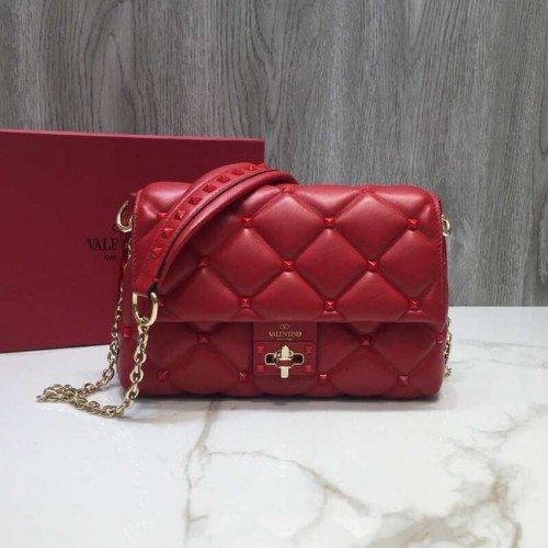 VALENTINO Candy steppelt bőr crossbody táska 0072 piros