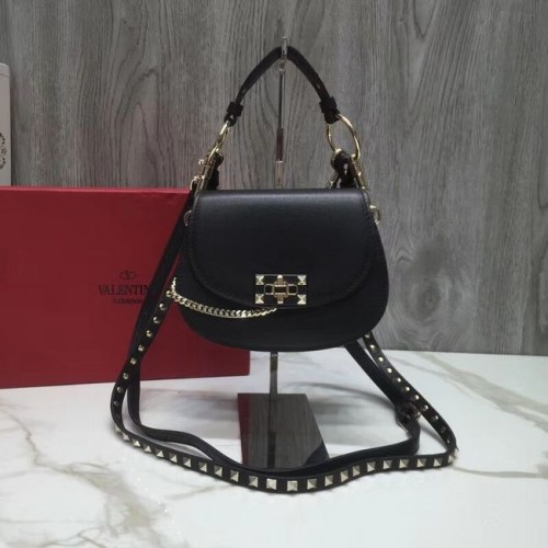 VALENTINO Candy steppelt bőr crossbody táska V3412 fekete