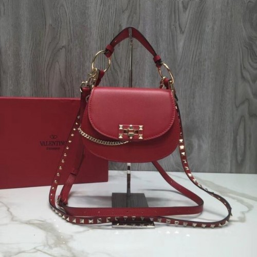 VALENTINO Candy steppelt bőr crossbody táska V3412 piros