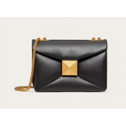 VALENTINO GARAVANI Egyszeges Báránybőr Válltáska XW0B0K21 Fekete