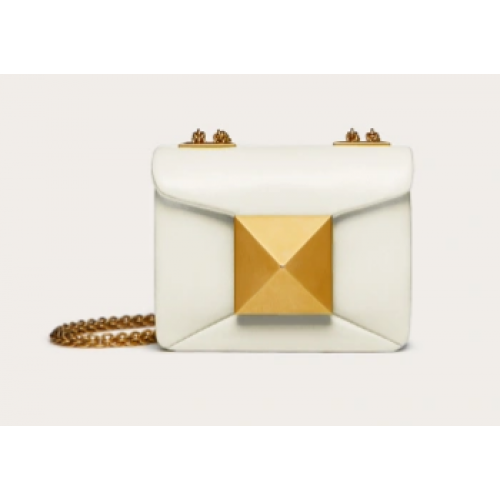 VALENTINO GARAVANI mini egyszeges báránybőr válltáska XW0P0X98H fehér