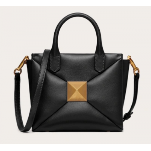 VALENTINO GARAVANI kicsi, egyszeges báránybőr táska, XW0B0K59, fekete