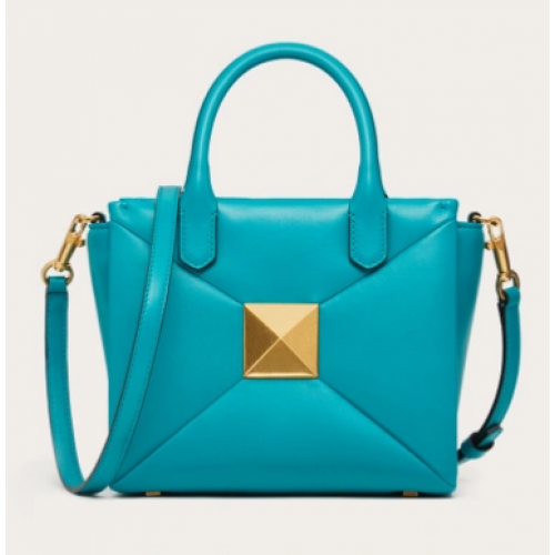 VALENTINO GARAVANI kicsi, egyszeges báránybőr táska XW0B0K59 kék