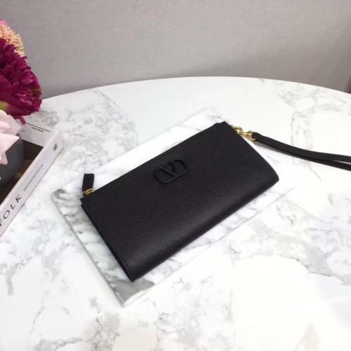 VALENTINO Eredeti bőr 060 Clutch táska fekete