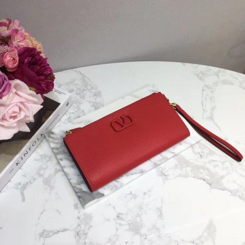 VALENTINO Eredeti bőr 060 Piros Clutch táska