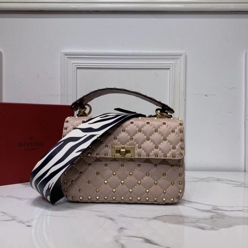 VALENTINO Original bőr válltáska V0122H rózsaszín