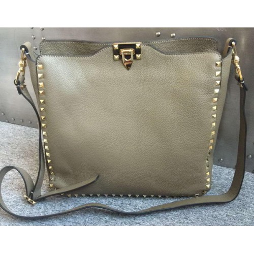 Valentino Garavani Rockstud Hobo Bag VO84499 Szürke