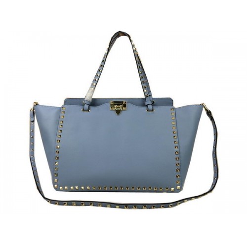 Valentino Garavani Rockstud táska eredeti bőr VG1917 SkyBlue