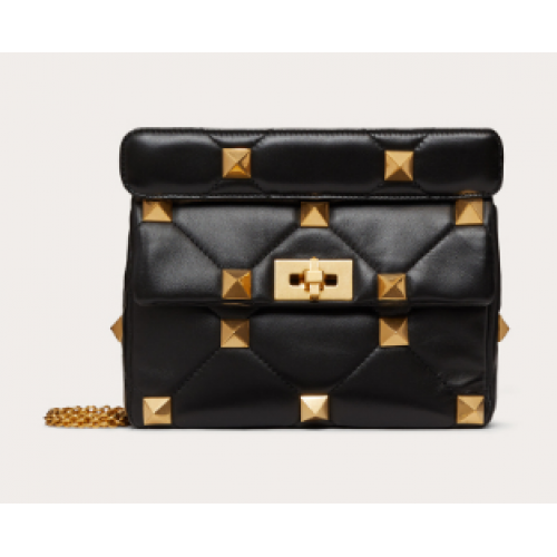 Valentino közepes Garavani római szandál V2060 fekete