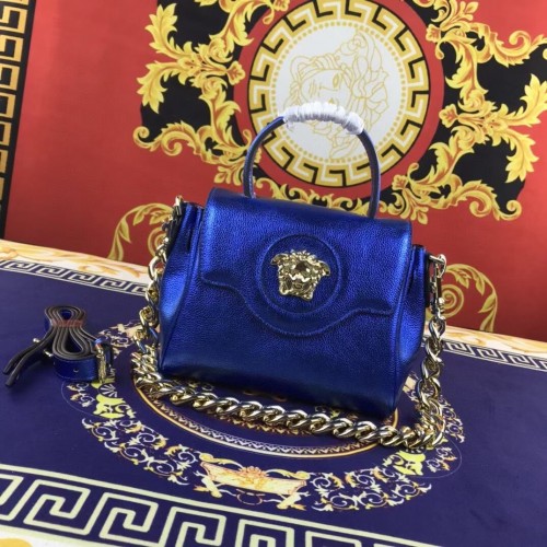 Versace eredeti borjúbőr táska FS1040 kék