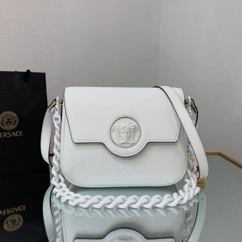 Versace Original közepes méretű borjúbőr táska FS1067 fehér