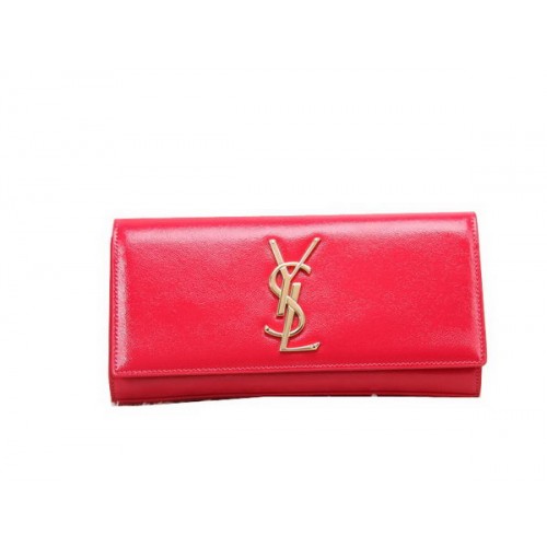 YSL Klasszikus Monogramme Kuplungtáska Lakkozott Bőr Y8909 Piros