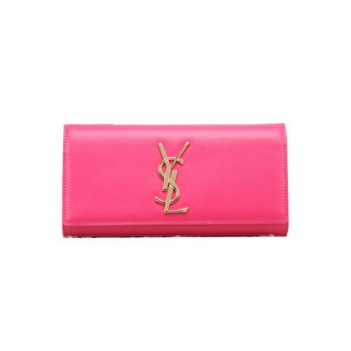 YSL Klasszikus Monogramme Kuplungtáska Smooth Bőr Y8909 Rózsaszín